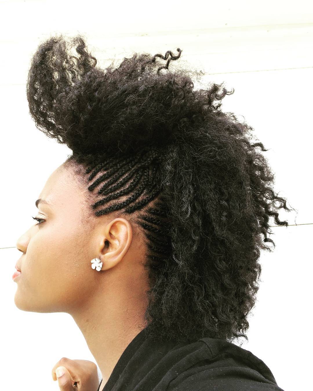 Braided Mohawk Hairstyles Natural Hair