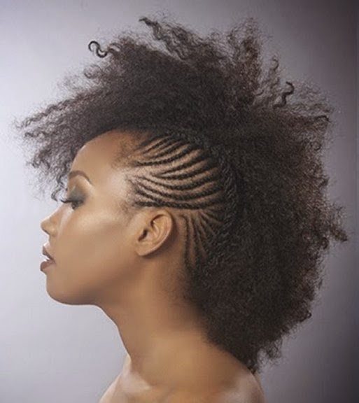 Braided Mohawk Styles