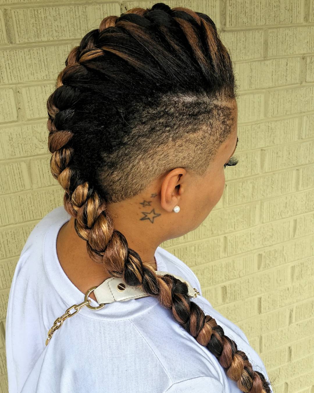 Mohawk Hairstyle Cornrows