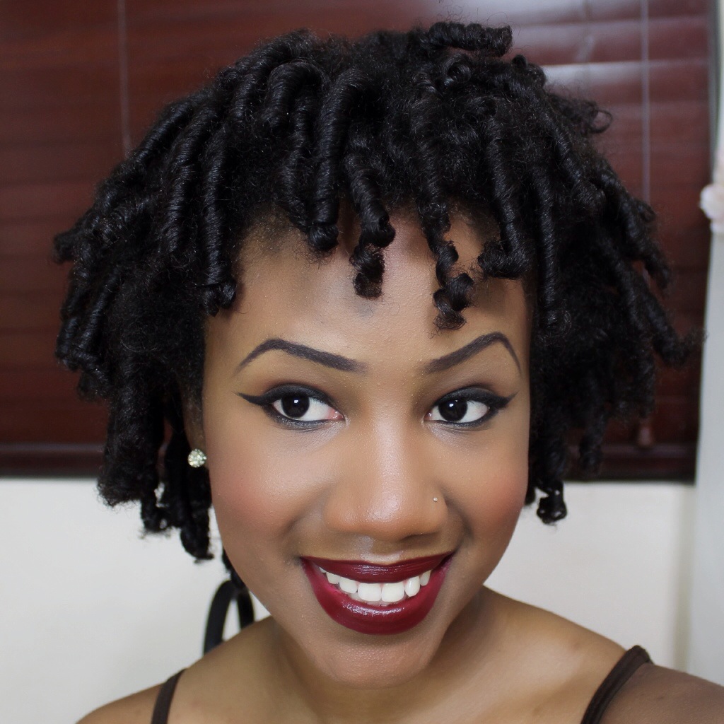 Short Black Hairstyles With Rods