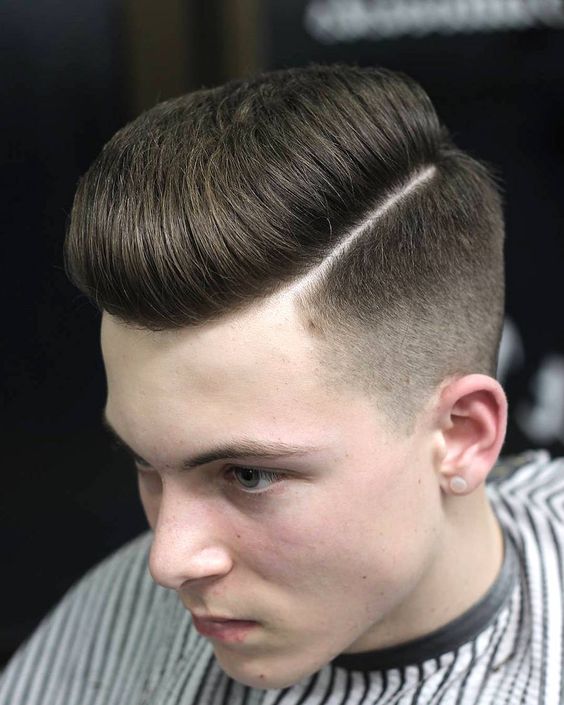 Low Fade Haircut 15 Trendy Low Taper Skin Comb Over Fade Haircuts