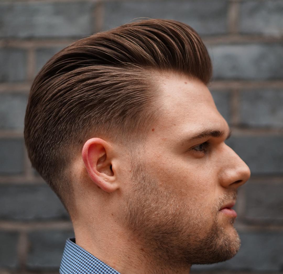 Comb Back Haircut