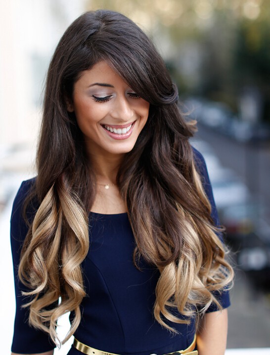 Long Ombre Weave Hairstyles