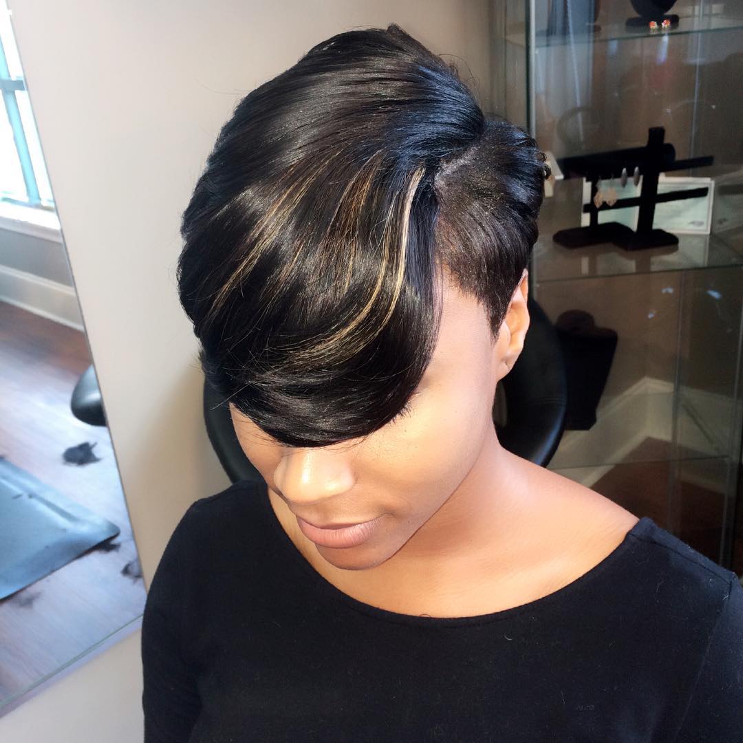 Black Hairstyles Quick Weave Short