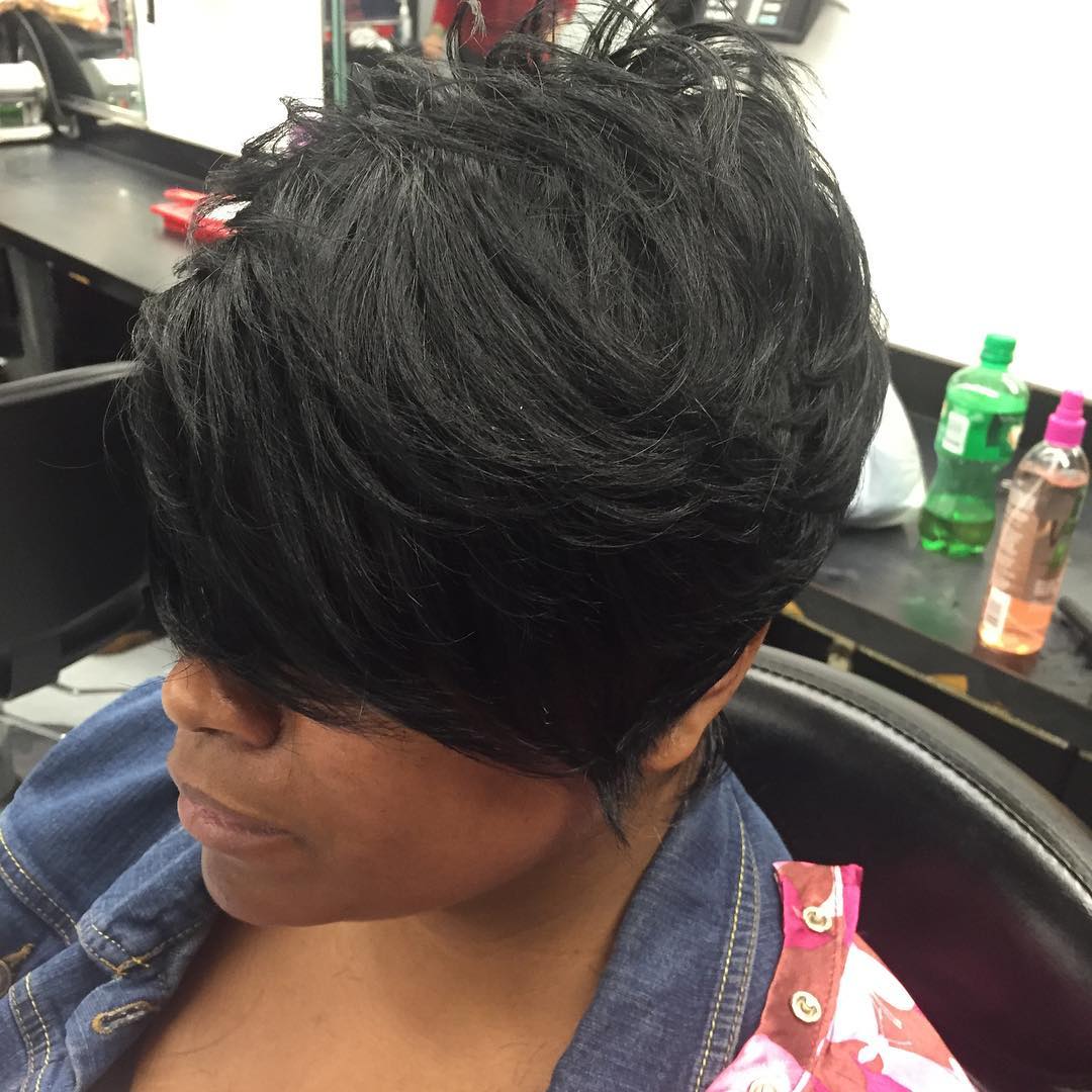 Black Short Quick Weave Hairstyles