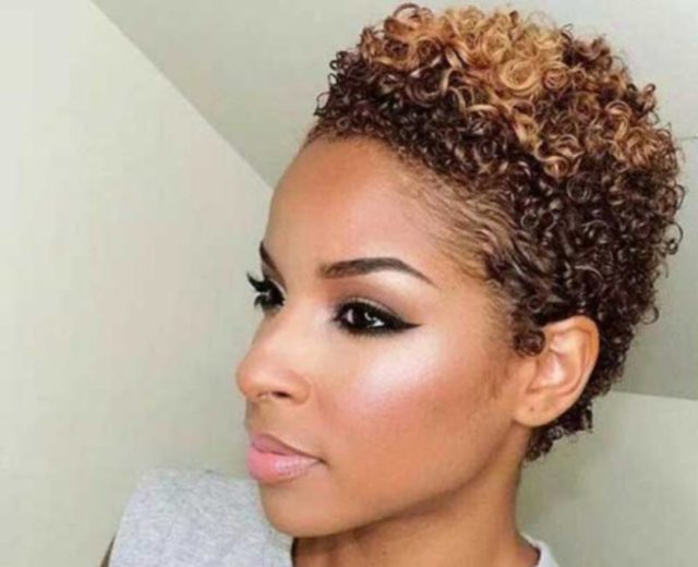 short natural hairstyles women black