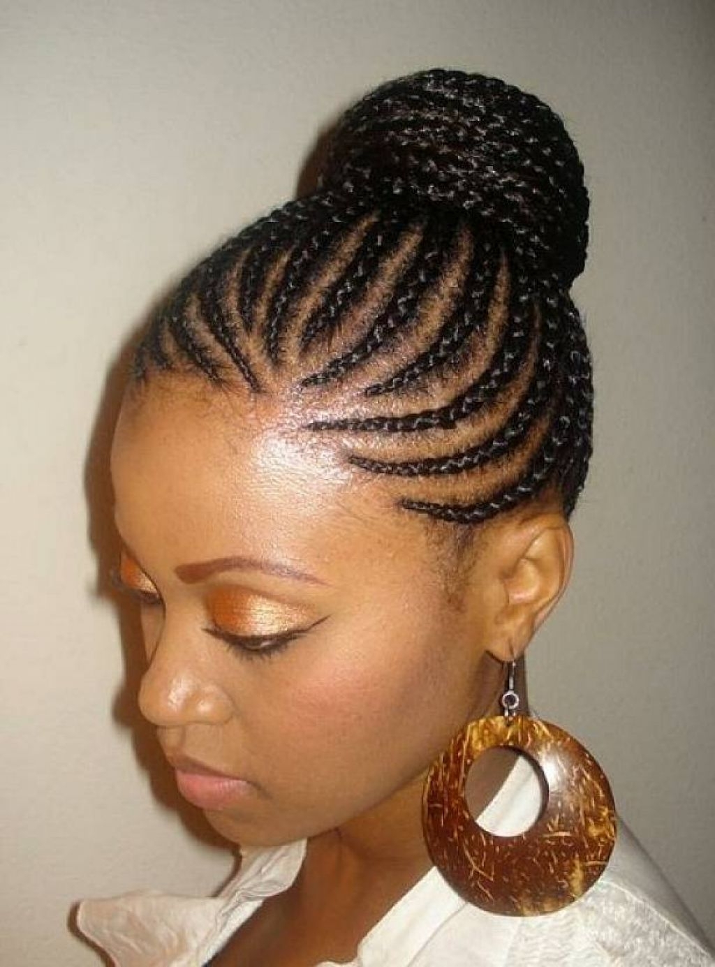 Black Updo Hairstyles With Kanekalon Hair : Braids For Black Women With ...