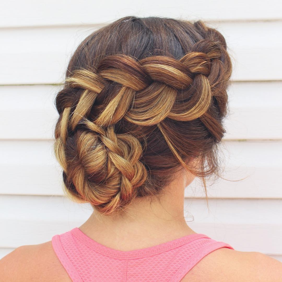 elegant prom updos for long hair