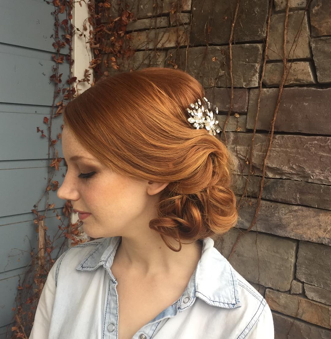 11 Easy updo for long hair wedding Shoulder Length