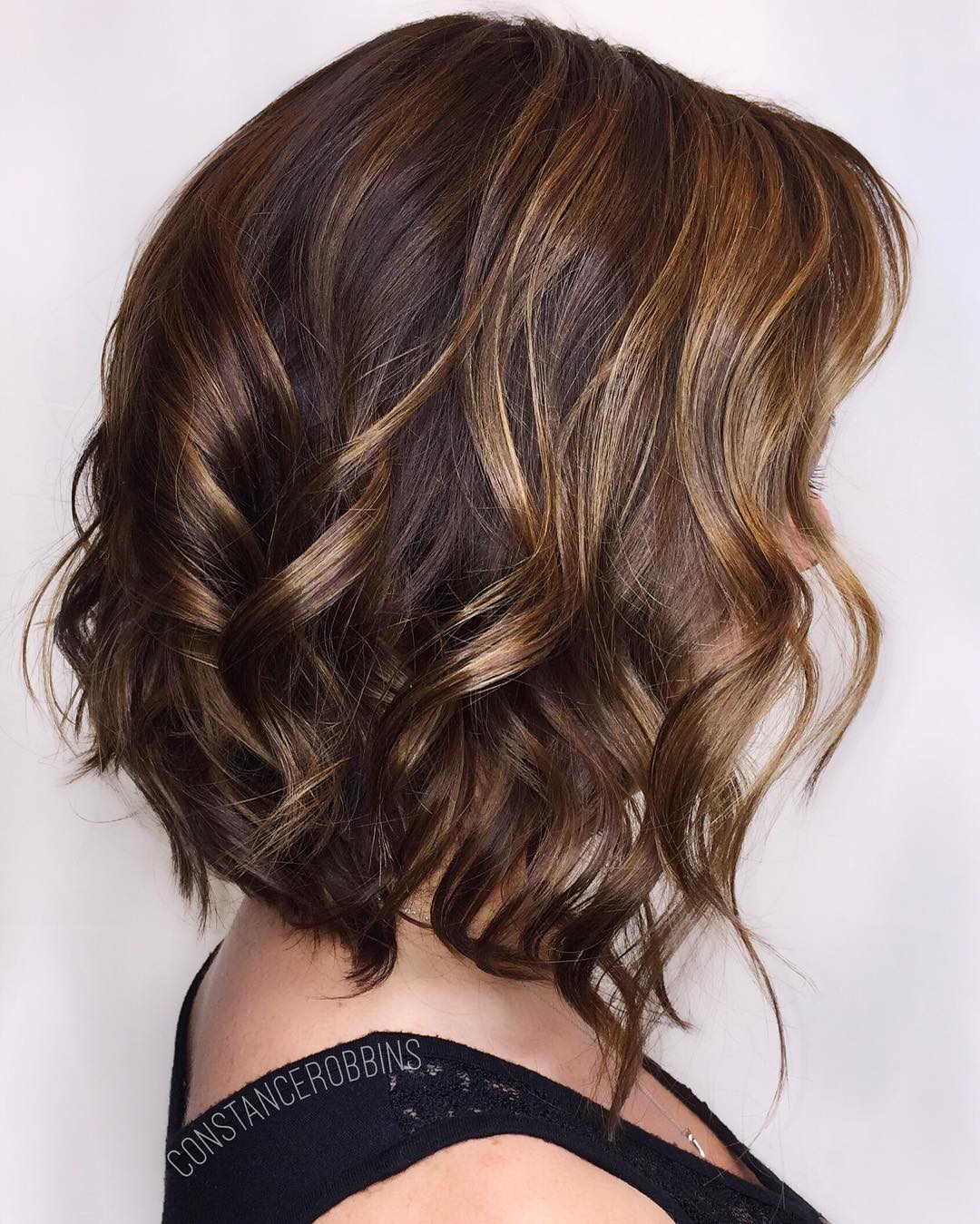 Brunette Hair With Highlights