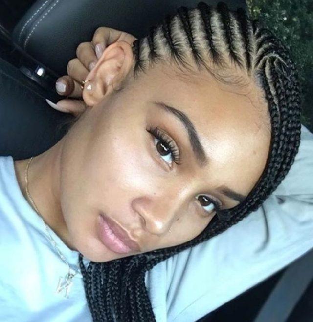 15 Lovely Ghana Braids Updos Cornrows Jumbo Or Ponytail Styles