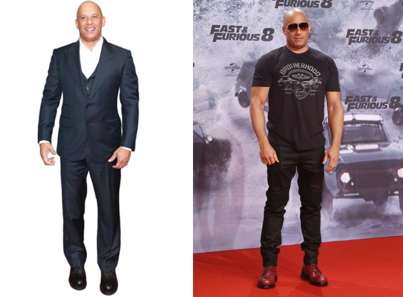 Vin Diesel With Hair Or Tattoo How Tall Is He